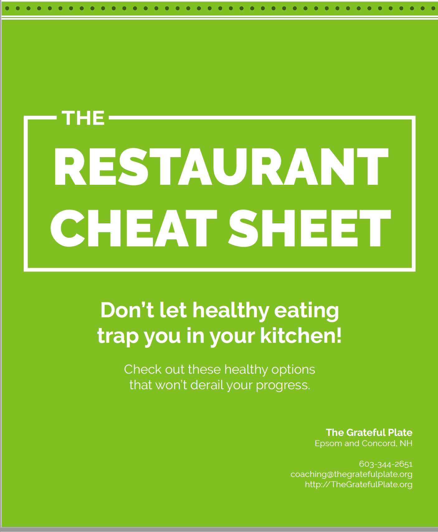 meal planning